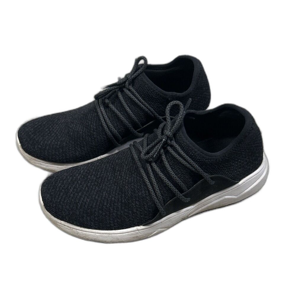 Vessi Shoes Womens 8 Cityscape Classic Black Mesh Casual Walking Sneakers